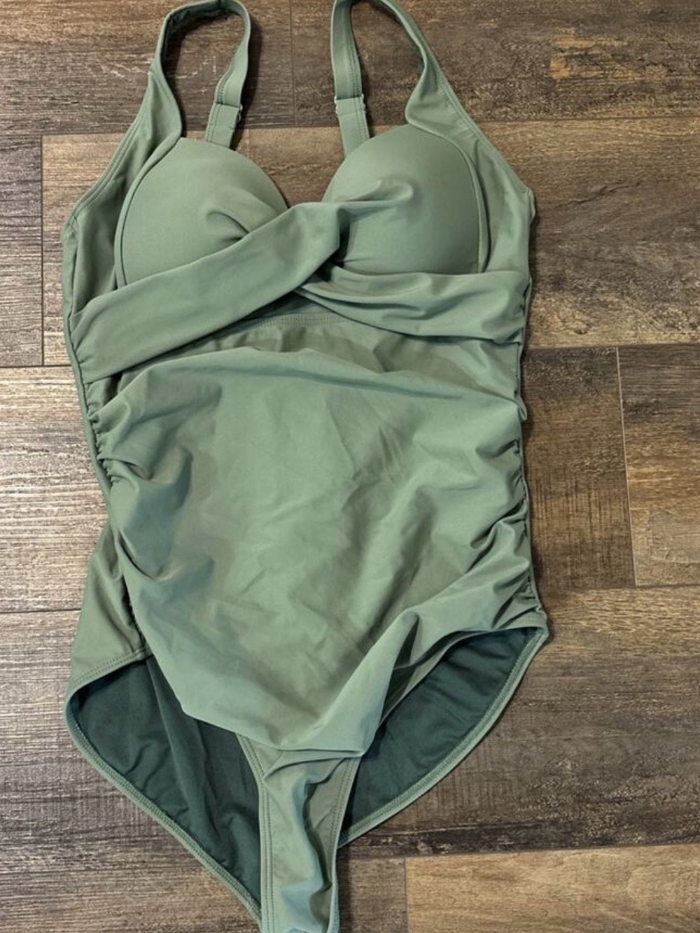 Sage One-Piece Swimsuit in Olive Green